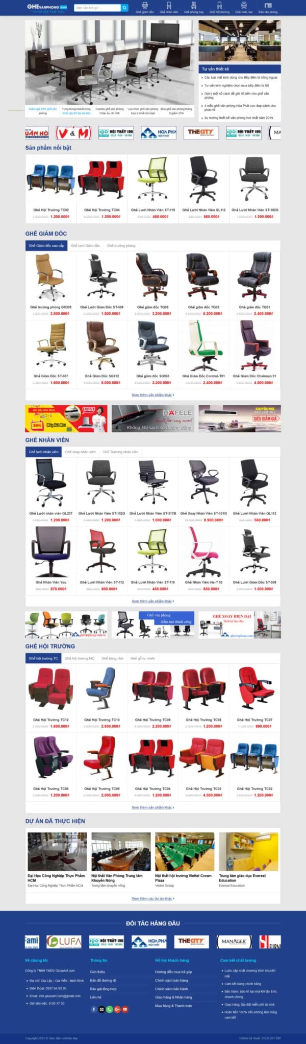 Mẫu giao diện web 
	Theme wordpess bán bàn ghế